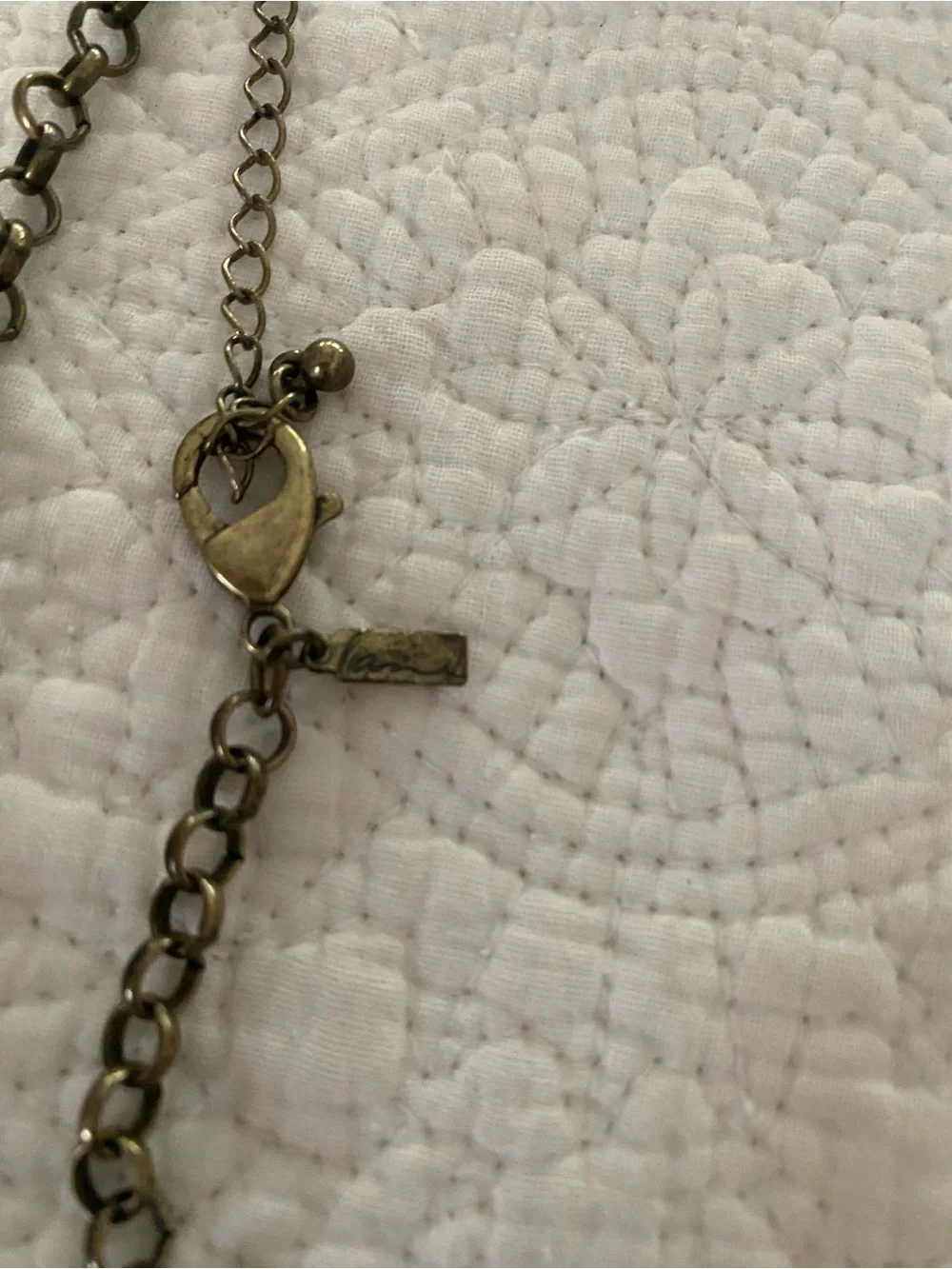 Lani Necklace Antique Gold Heart Locket